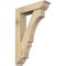 Ekena Millwork Balboa Traditional Rough Sawn Bracket w/ Offset Brace, Douglas Fir, 6"W x 24"D x 36"H BKT0604X24X36BOA01RDF - alternate 1